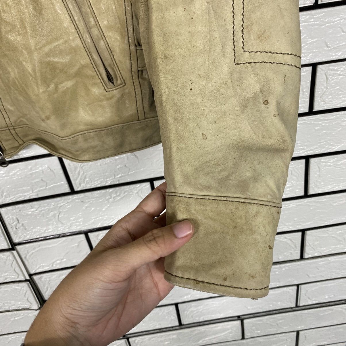 Japanese Brand 📌Vintage Cafe Racer Leather Jacket GGPX Issey Miyake Size US M / EU 48-50 / 2 - 19 Thumbnail