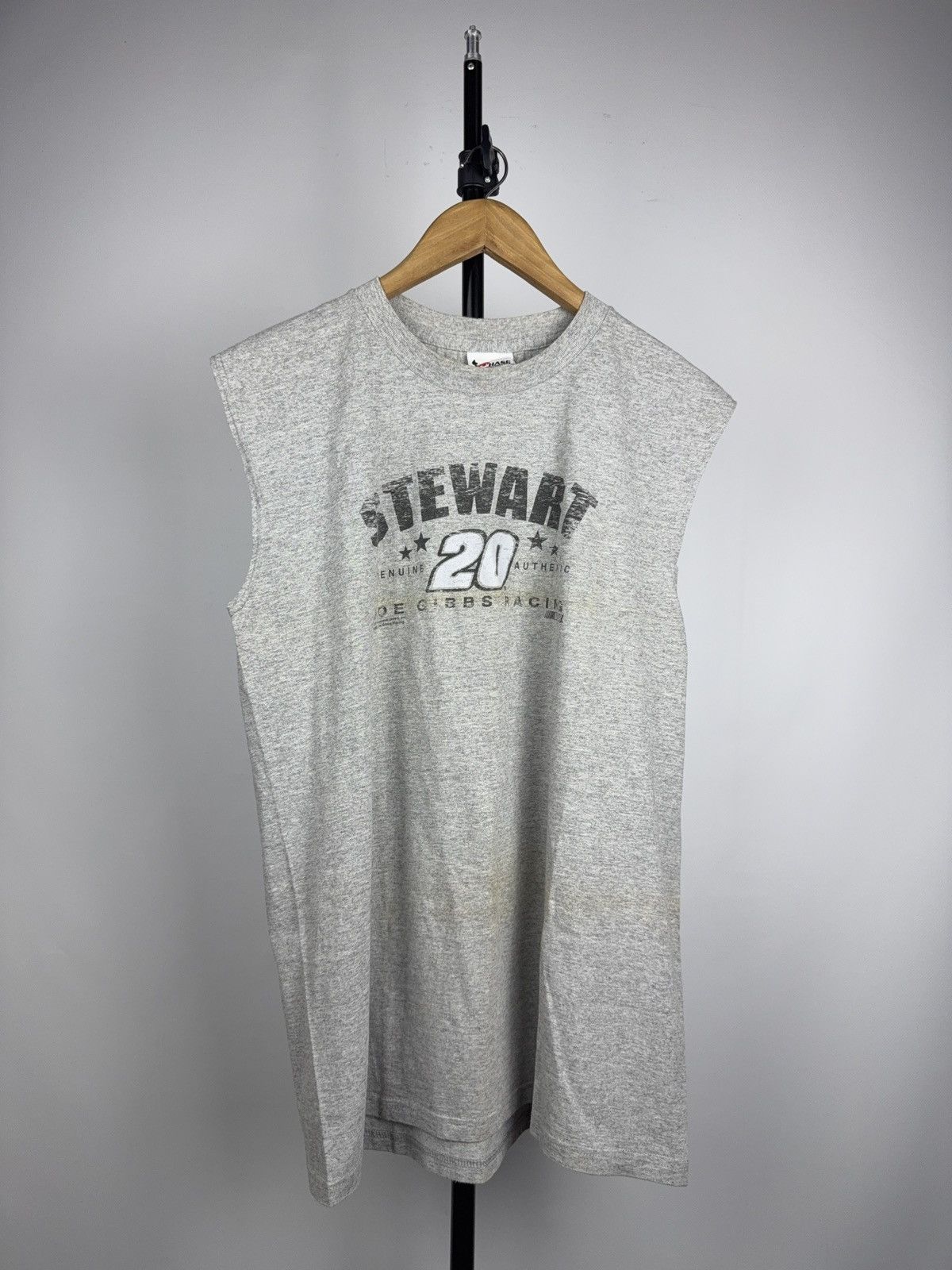 NASCAR Vintage 2003 NASCAR Tony Stewart 20 Racing Sleeveless Tee Size US M / EU 48-50 / 2 - 1 Thumbnail