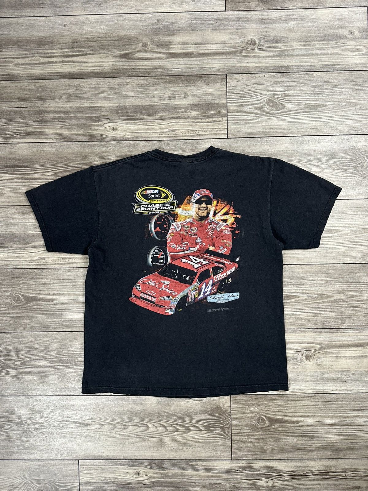 NASCAR × Vintage Y2K Tony Stewart Nascar Sprint Cup T Shirt Size US XL / EU 56 / 4 - 2 Thumbnail
