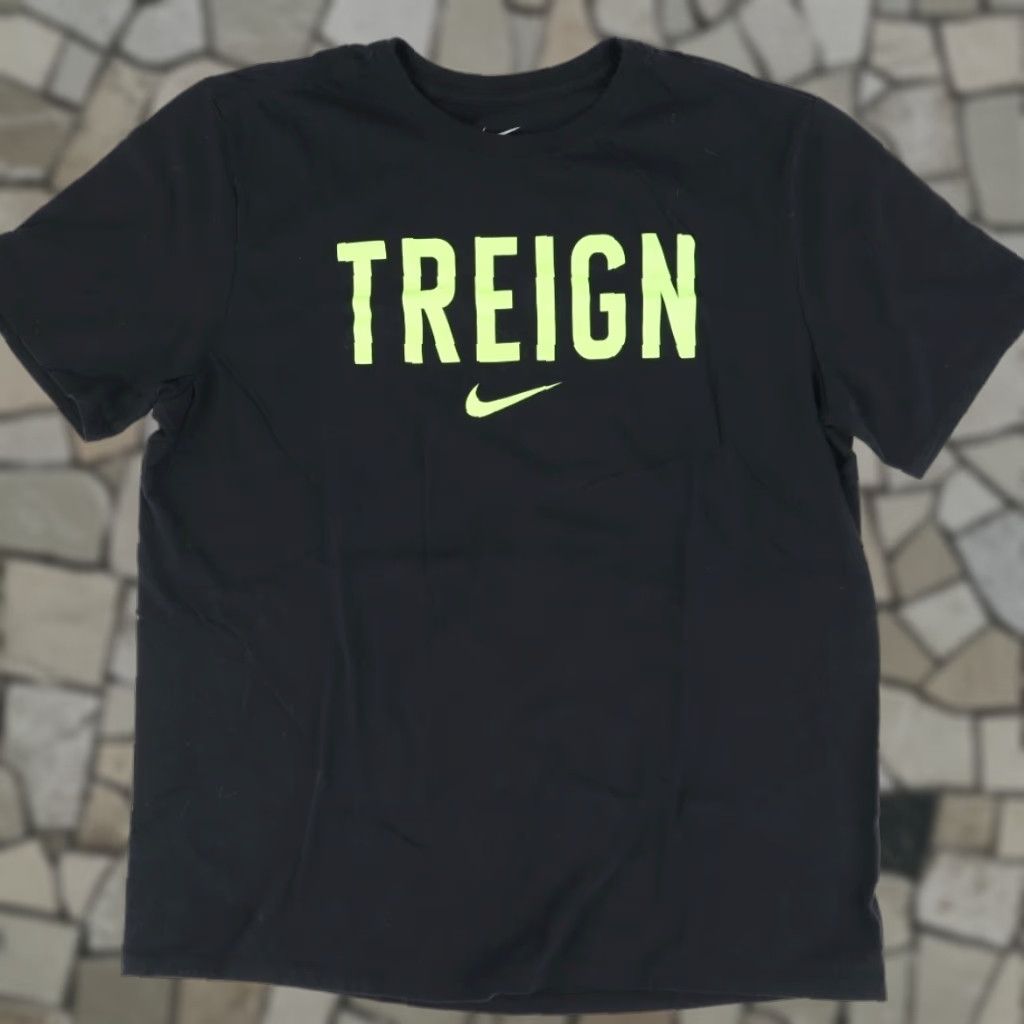 Nike Nike Shirt Men XL Treign Athletic Cut Solid Black Size US XL / EU 56 / 4 - 1 Thumbnail