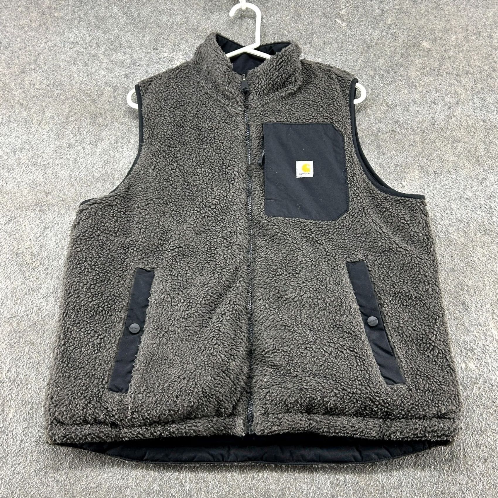 Carhartt Carhartt Montana Puffer Vest Womens L? Black Reversible Sherpa Lined Workwear Size M / US 6-8 / IT 42-44 - 2 Thumbnail