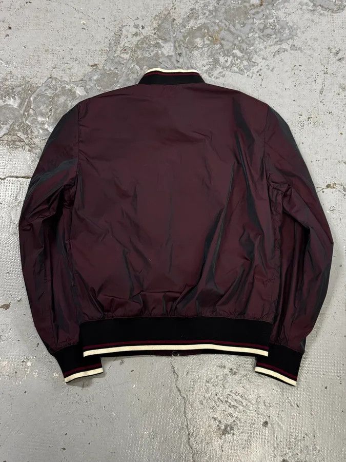 Prada 2010s Prada Bordeaux Nylon Bomber Jacket Size US S / EU 44-46 / 1 - 4 Thumbnail