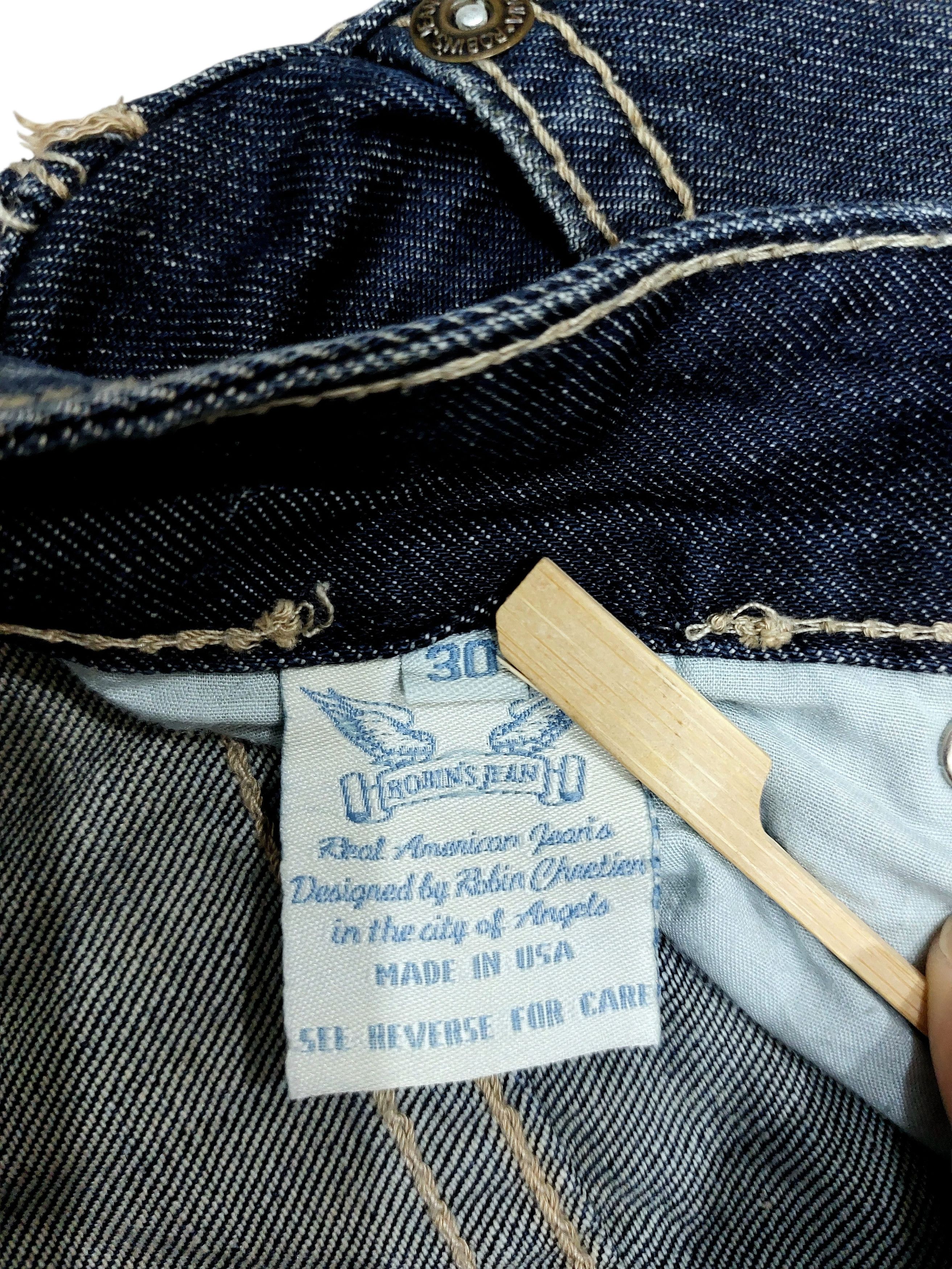 Robins Jeans Robins Jeans Studded Style Vintage Denim Size US 34 / EU 50 - 20 Thumbnail
