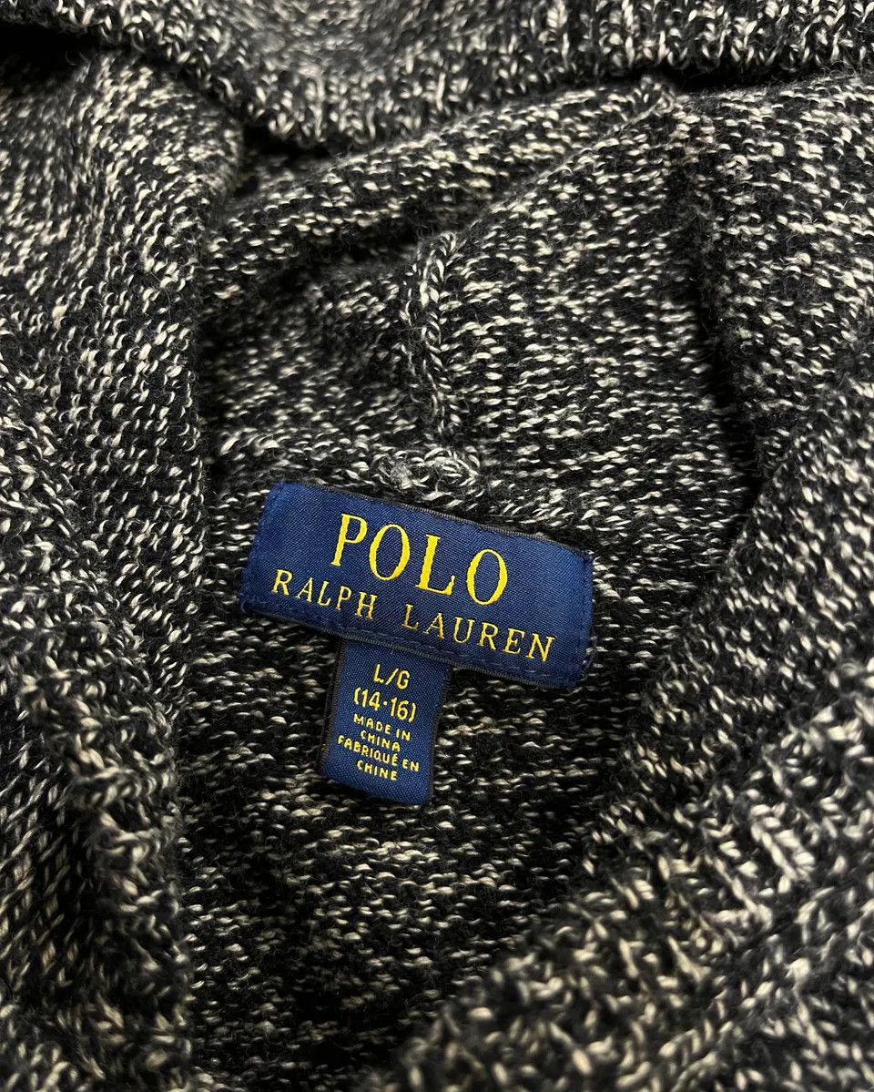 Polo Ralph Lauren Ralph Lauren Grey Wool USA Flag Patch Hoodie Size US XS / EU 42 / 0 - 9 Thumbnail