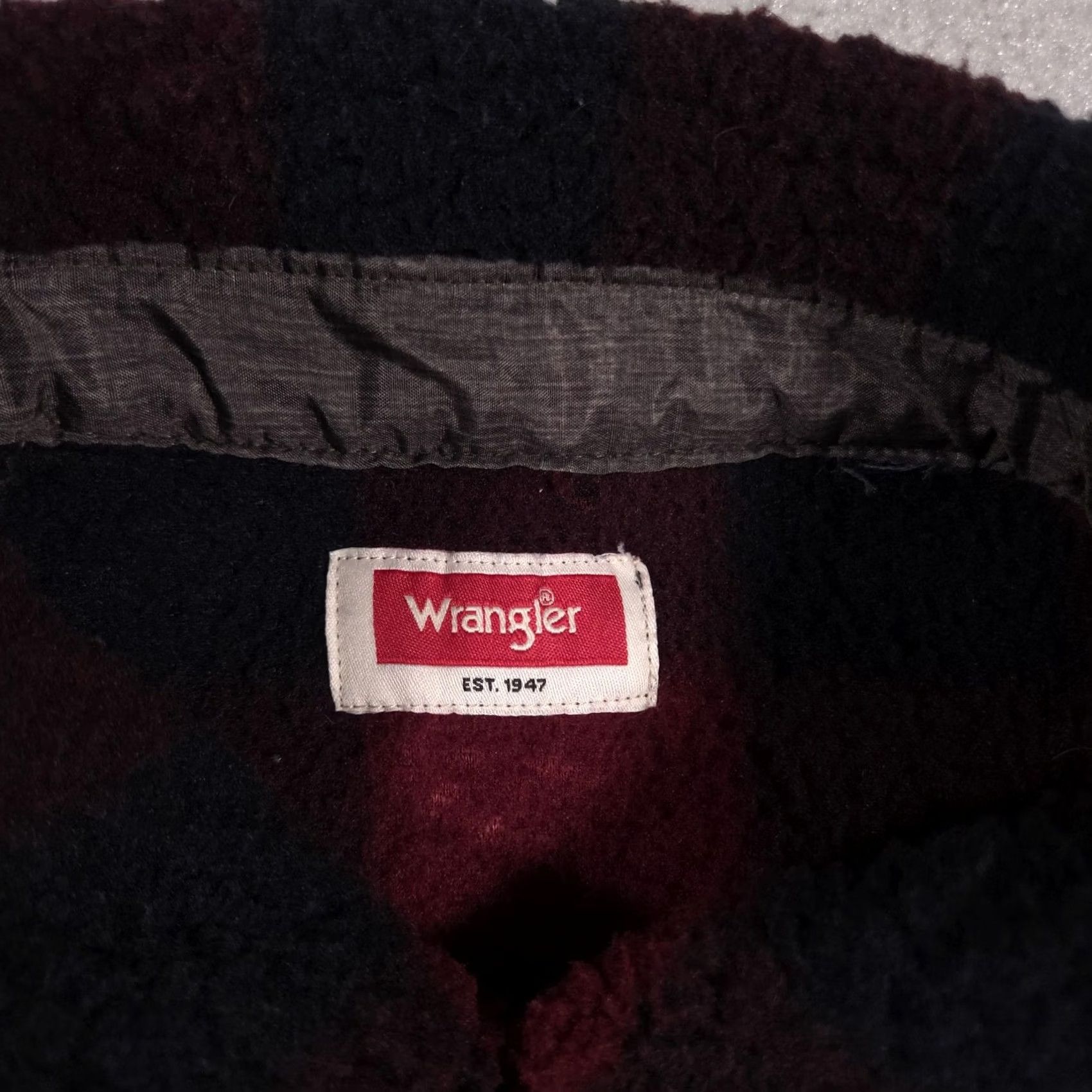 Wrangler VINTAGE Wrangler Jacket Mens XL Red Black Buffalo Plaid Fleece Sherpa Shacket Size US XL / EU 56 / 4 - 6 Thumbnail