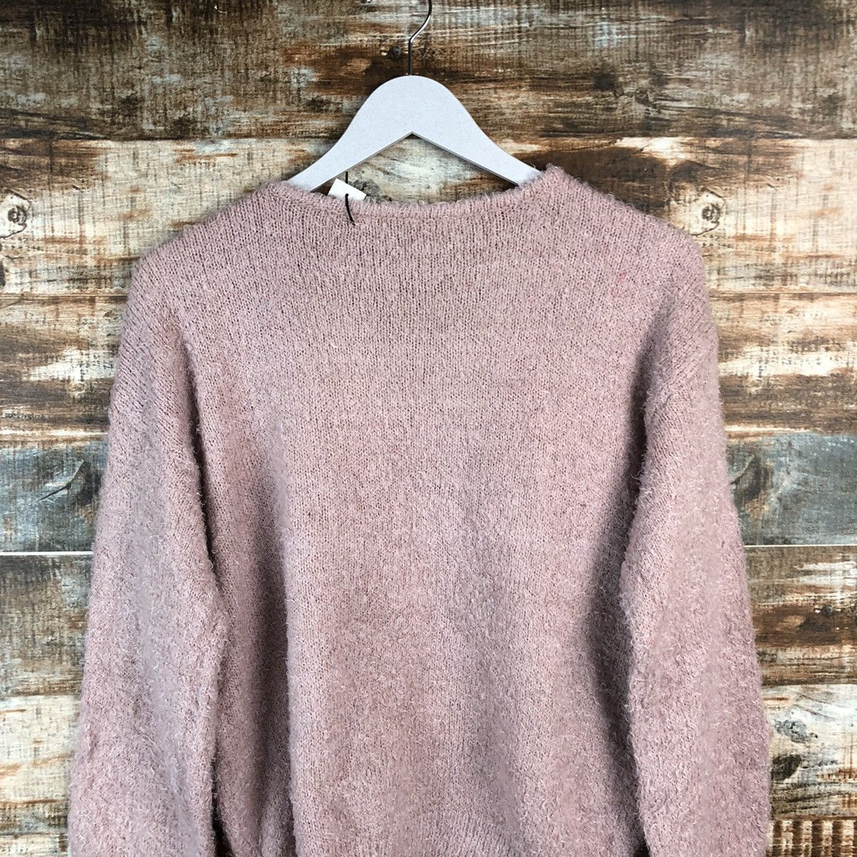 Homespun Knitwear × Japanese Brand DLL Japanese Brand Pink Mohair Knitwear #C418 Size M / US 6-8 / IT 42-44 - 14 Thumbnail