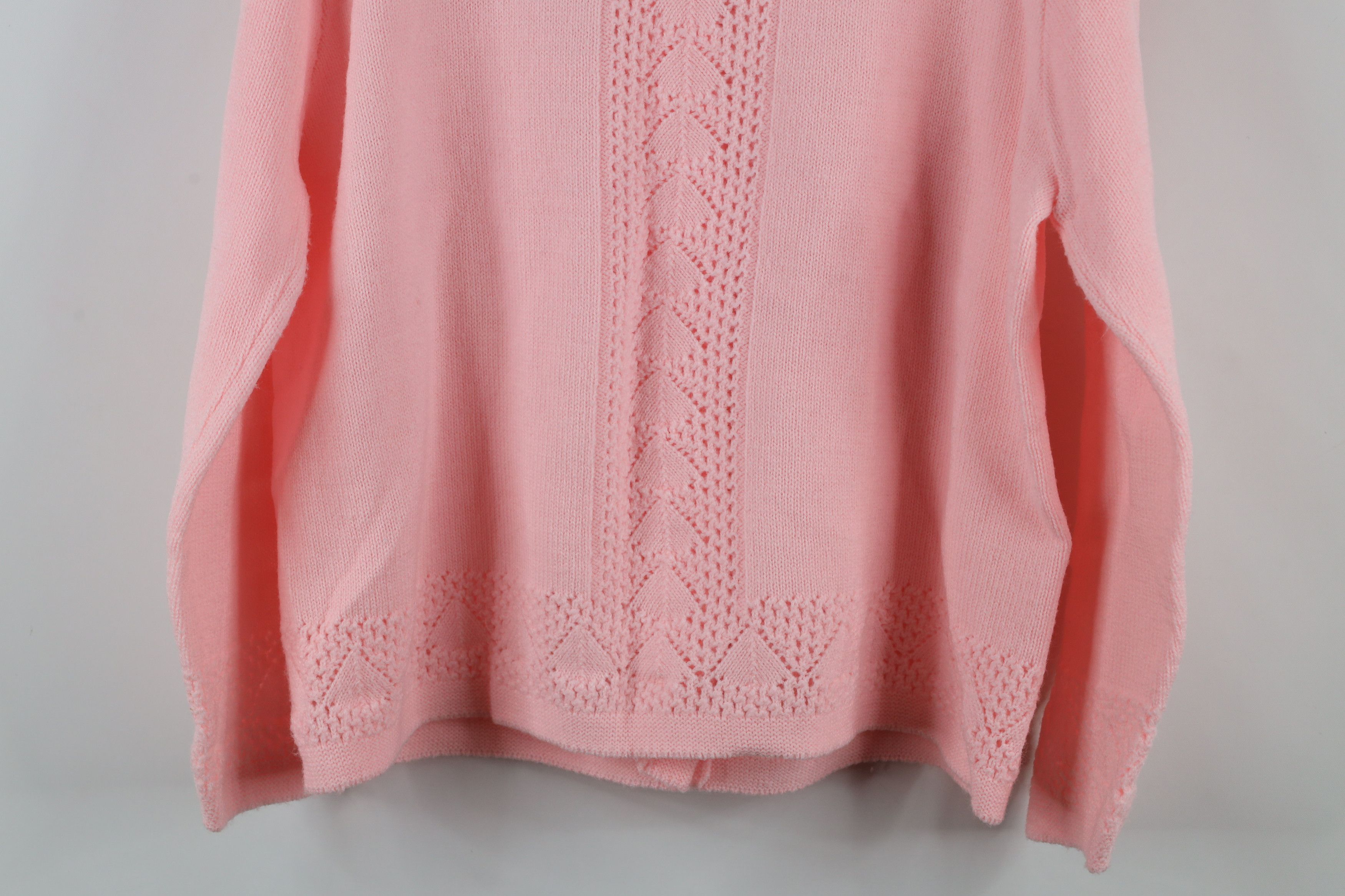 Vintage Vintage 50s 60s Rockabilly Scallop Knit Cardigan Sweater USA Size M / US 6-8 / IT 42-44 - 9 Thumbnail