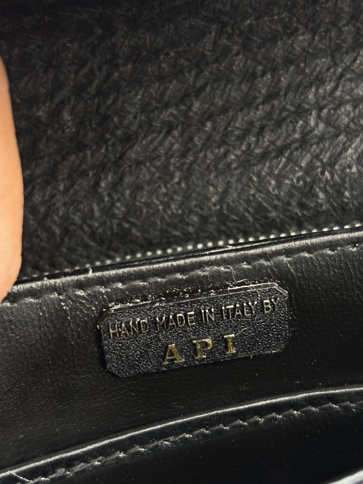 Vintage API Hand made in Italy Real ostrich shoulder bag Size ONE SIZE - 10 Thumbnail