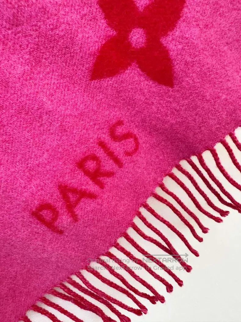 Louis Vuitton Louis Vuitton Cashmere scarf Size ONE SIZE - 4 Thumbnail