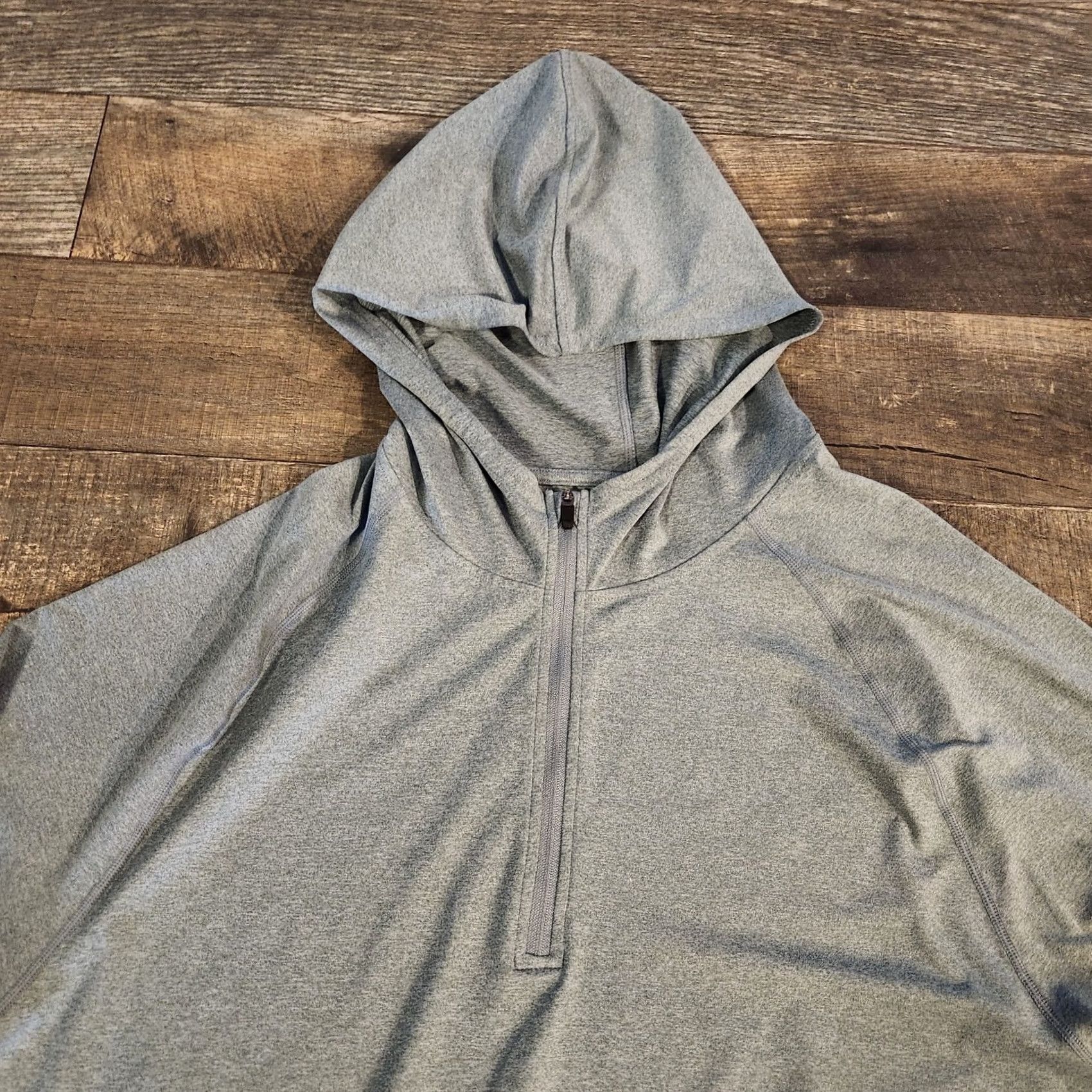 Vintage Maelreg Performance 1/4 Zip Hoodie Mens XL Blue Pullover Pocket Lightweight Hoodie Mens XL Blue Size US XL / EU 56 / 4 - 5 Thumbnail