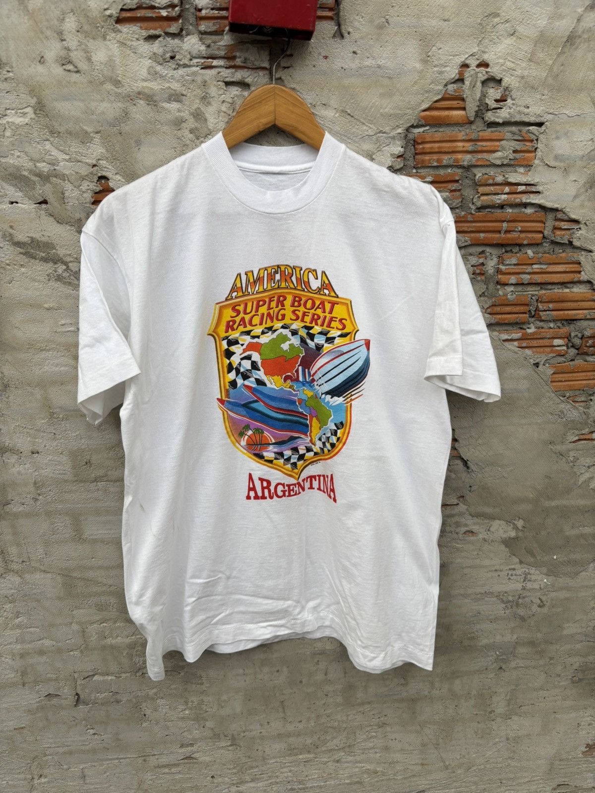 Vintage Vintage 1995 America Super Boat Racing Size US L / EU 52-54 / 3 - 1 Thumbnail