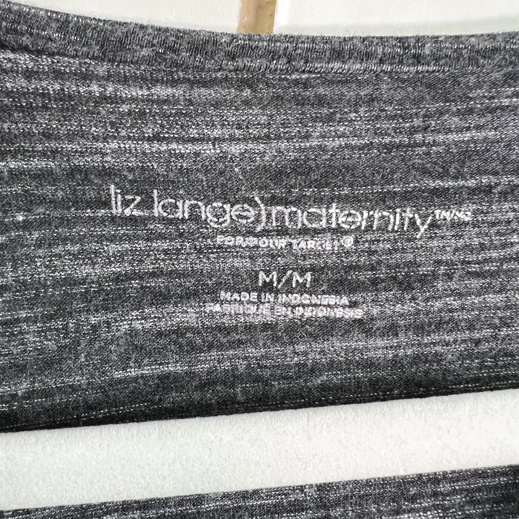 Vintage Liz Lange Maternity Draped Knit Top Womens M Heather Gray Shirt Blouse Tunic Maternity Size M Womens Heather Gray Liz Lange Shirt Size M / US 6-8 / IT 42-44 - 5 Thumbnail
