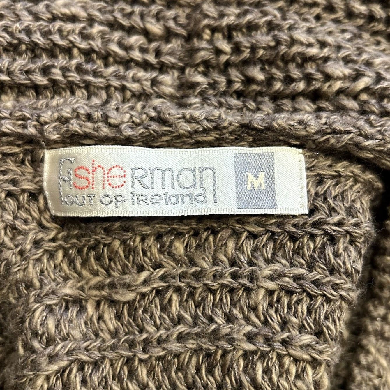 Fisherman Out Of Ireland Cardigan Sweater Womens M