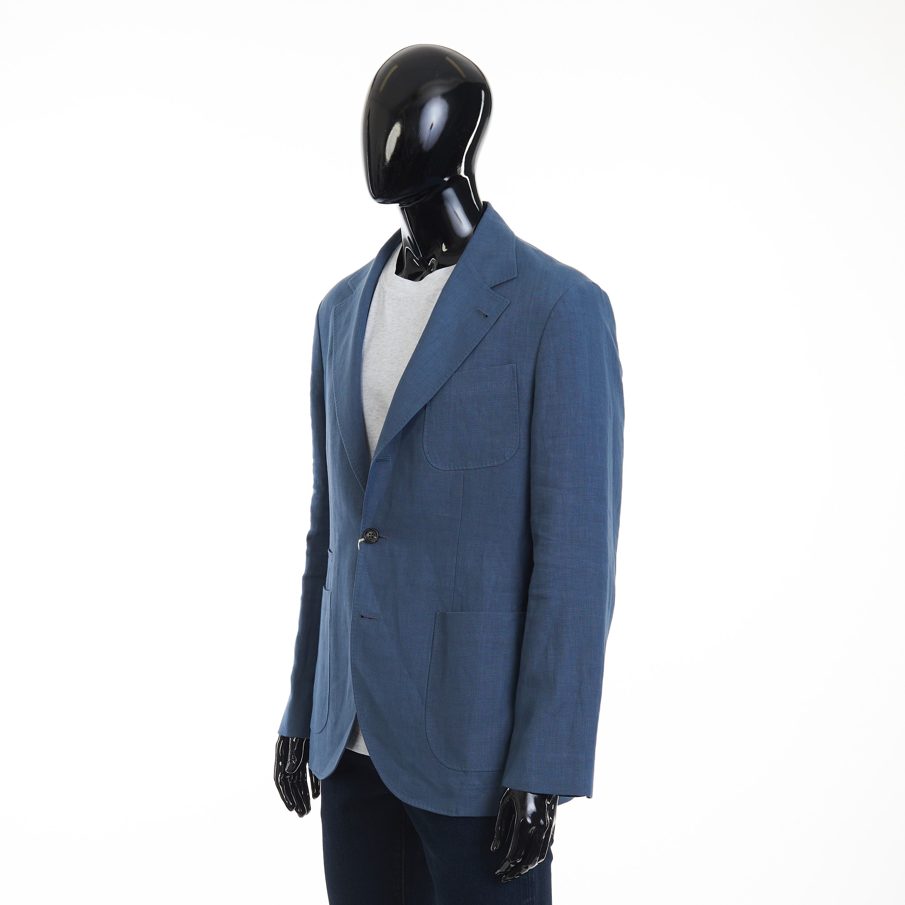 Brunello Cucinelli Deconstructed Blazer Jacket - Patch Pockets Size 38R - 2 Thumbnail