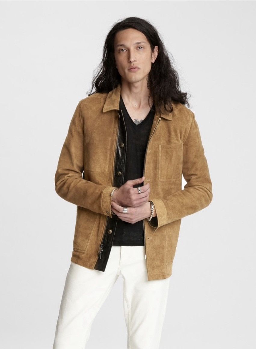 John Varvatos Workwear Suede Jacket EU 50 USA 40 Size US M / EU 48-50 / 2 - 5 Thumbnail