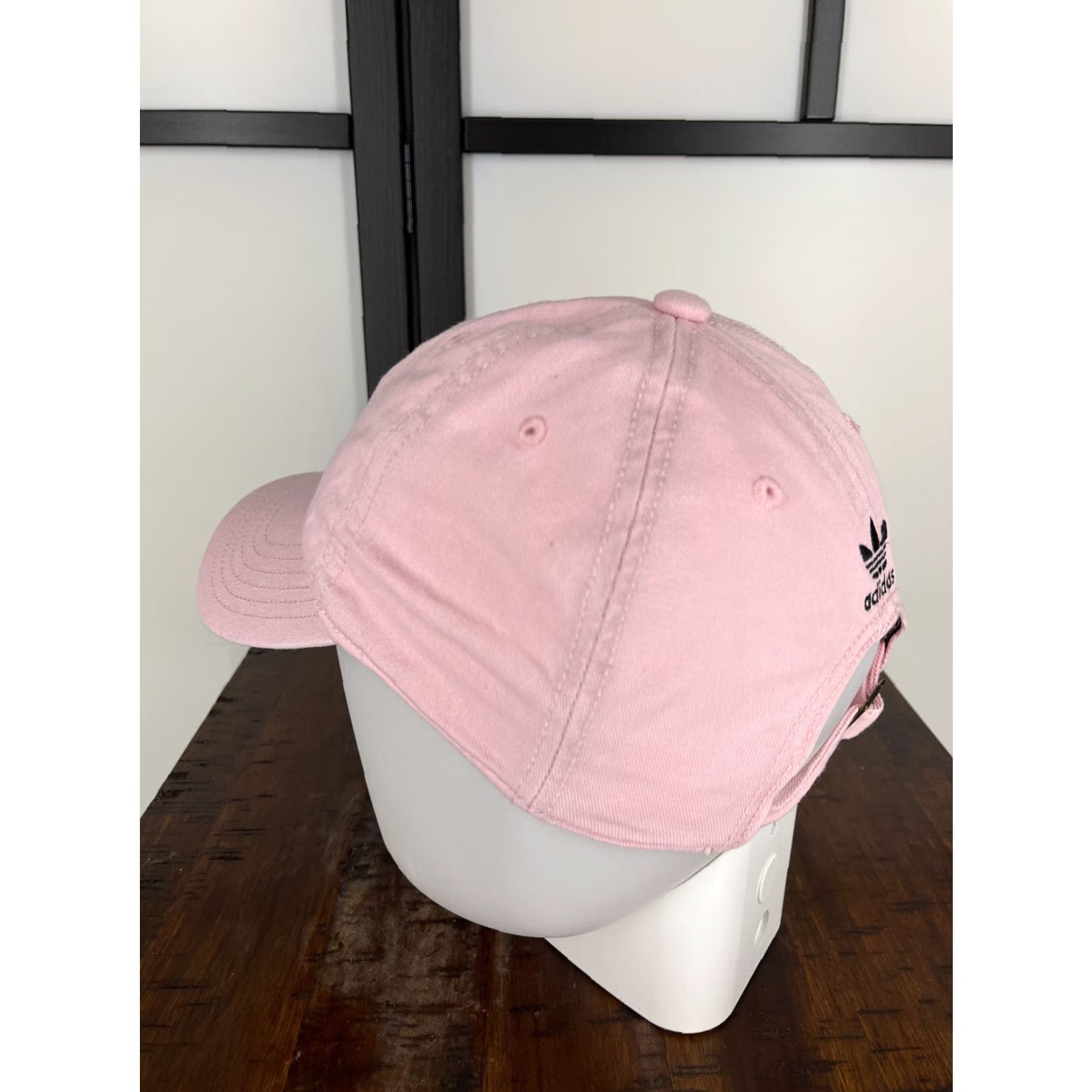 Adidas Adidas Hat Cap Strap Back Womens One Size Pink Embroidered Cotton Twill Trefoil Golf Hat Size ONE SIZE - 5 Thumbnail