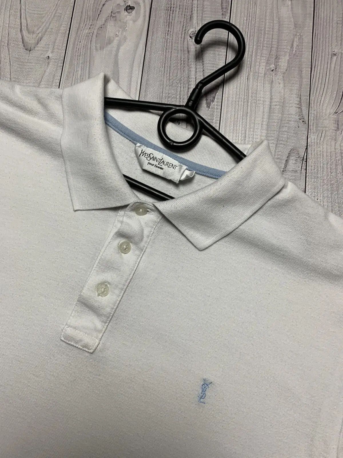 Yves Saint Laurent Vintage polo Yves Saint Laurent size XL small logo Size US XL / EU 56 / 4 - 2 Thumbnail