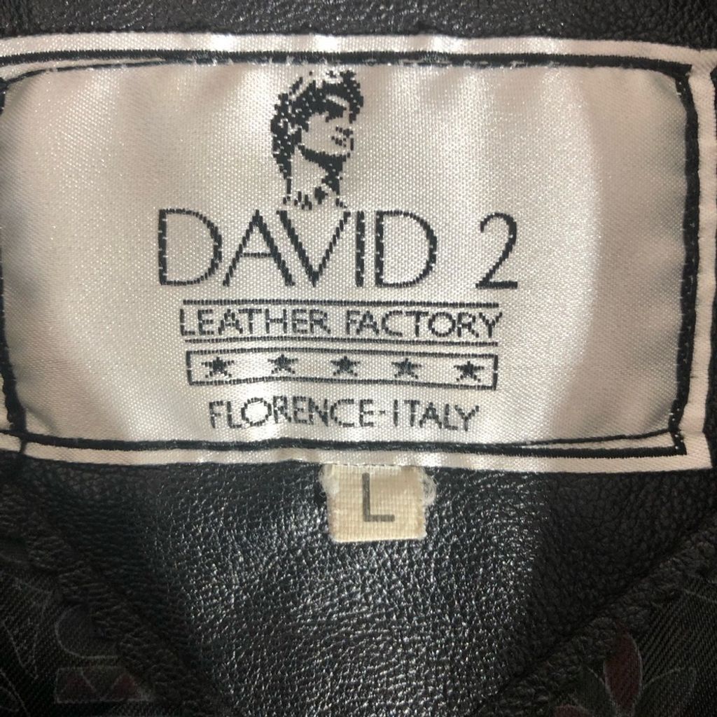 Vintage Italian leather moto jacket coat black genuine leather L Size US L / EU 52-54 / 3 - 6 Thumbnail