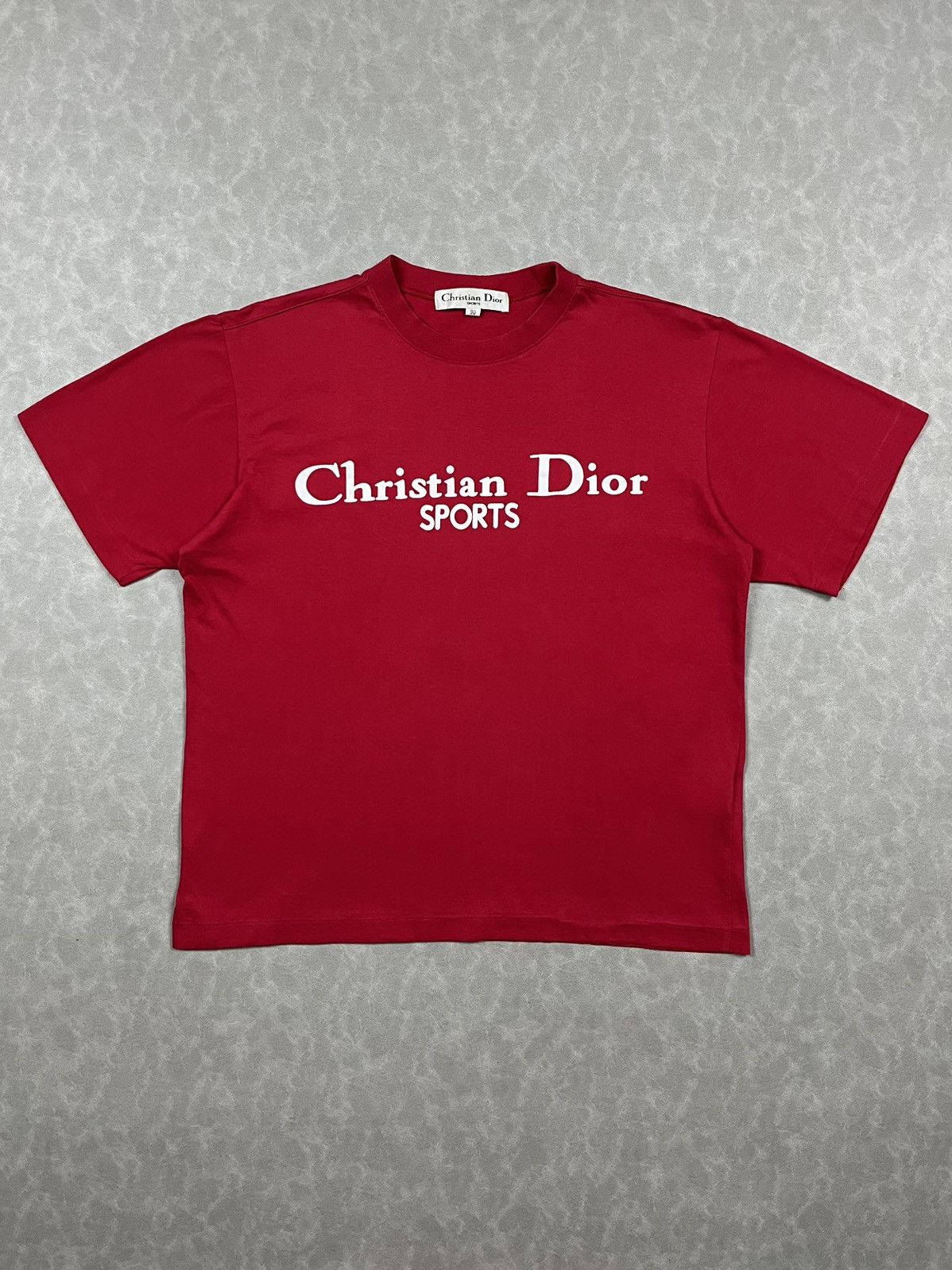 Dior 90s Christian Dior big logo tee Size US S / EU 44-46 / 1 - 1 Thumbnail