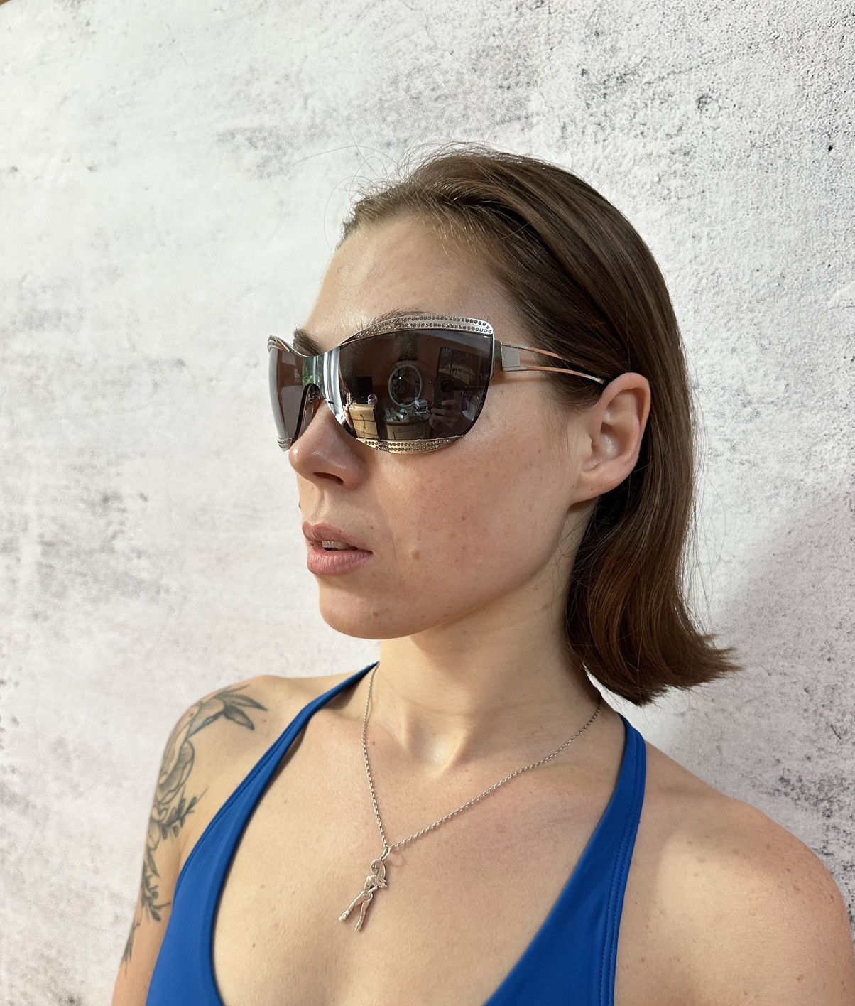 Jean Paul Gaultier 🩸RARE🩸Jean Paul Gaultier 2000s vintage sunglasses Size ONE SIZE - 2 Thumbnail