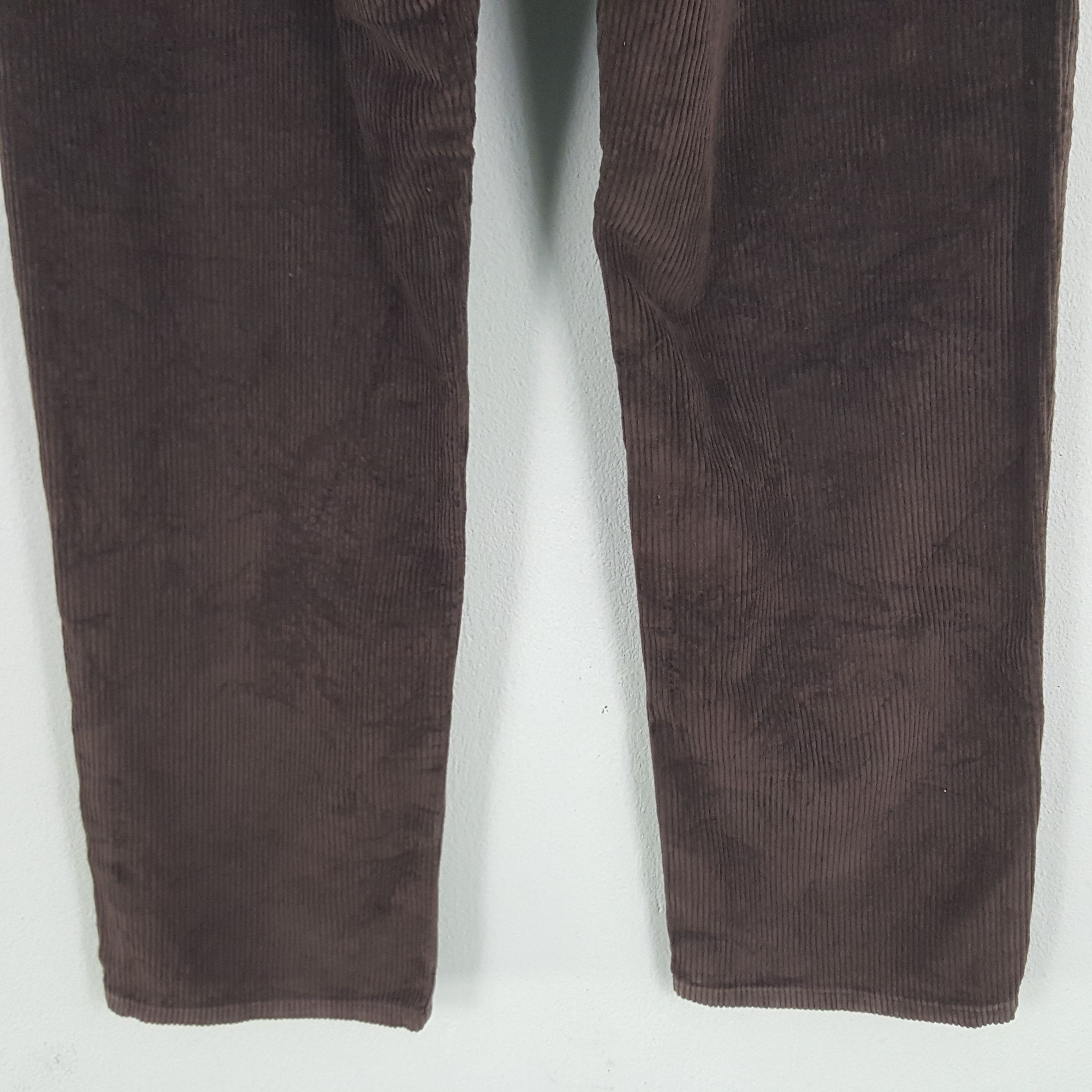 Stussy × Vintage Vintage Stussy USA Custom Big Logo Corduroy Pants Size US 27 - 3 Thumbnail