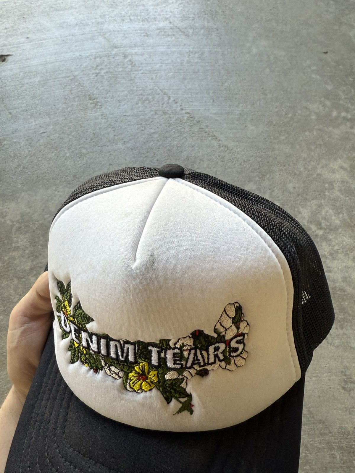 DENIM TEARS Denim tears logo trucker hat Size ONE SIZE - 5 Thumbnail