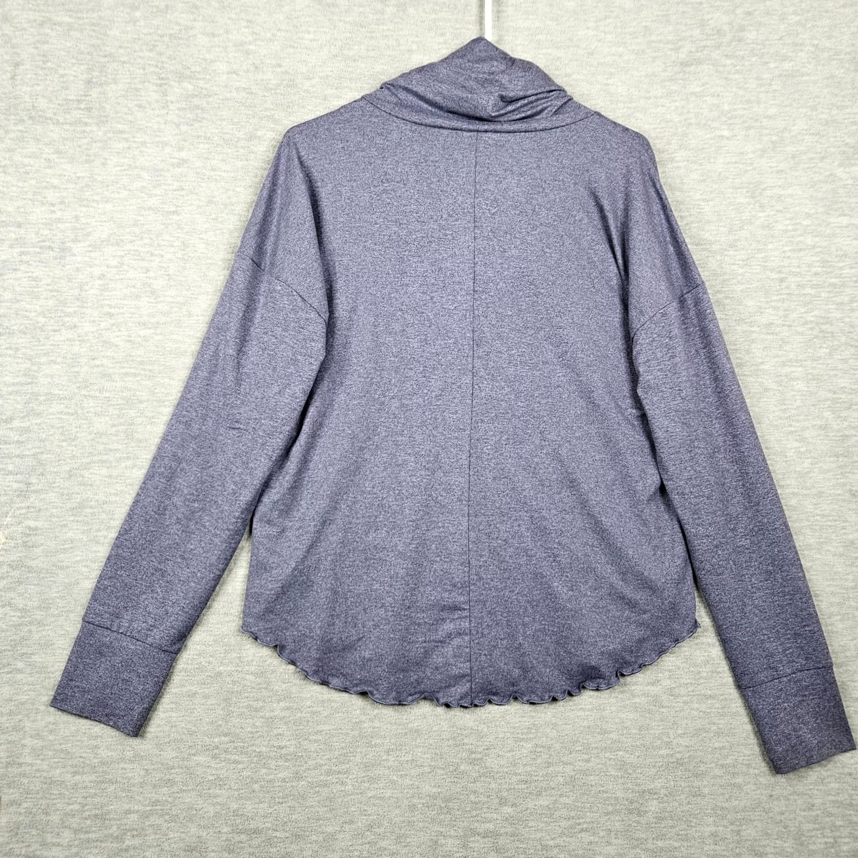 Vintage Soybu So Soft Funnel Turtle Neck Top Women's Size M heater blue Size M / US 6-8 / IT 42-44 - 2 Thumbnail