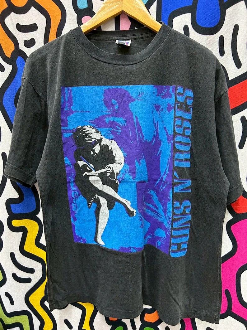 Guns N' Roses Vintage 90s Guns n Roses Euro tshirt size L Size US L / EU 52-54 / 3 - 2 Thumbnail