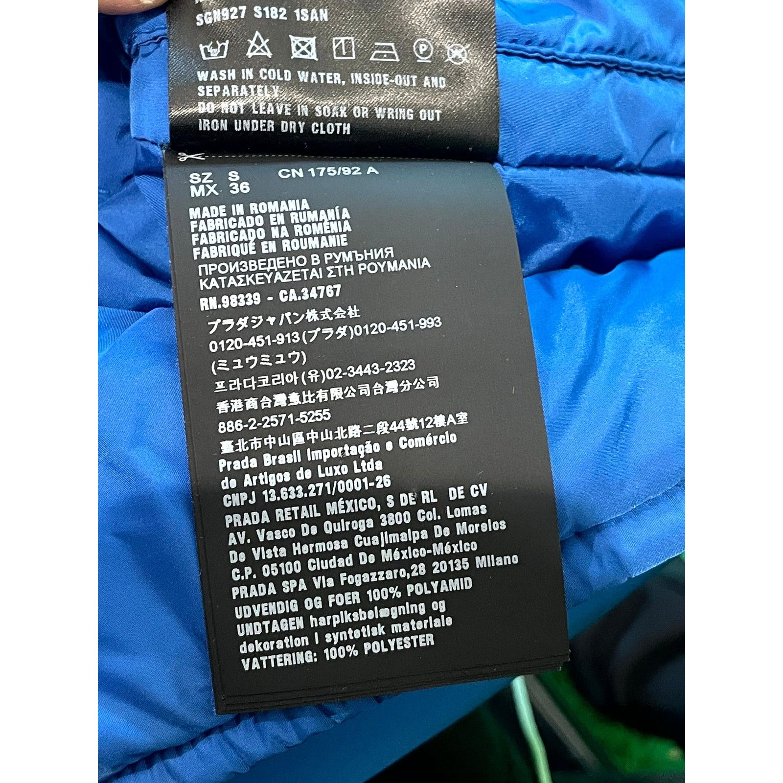 Prada Prada Puffer Blue Vest Size S / US 4 / IT 40 - 7 Thumbnail