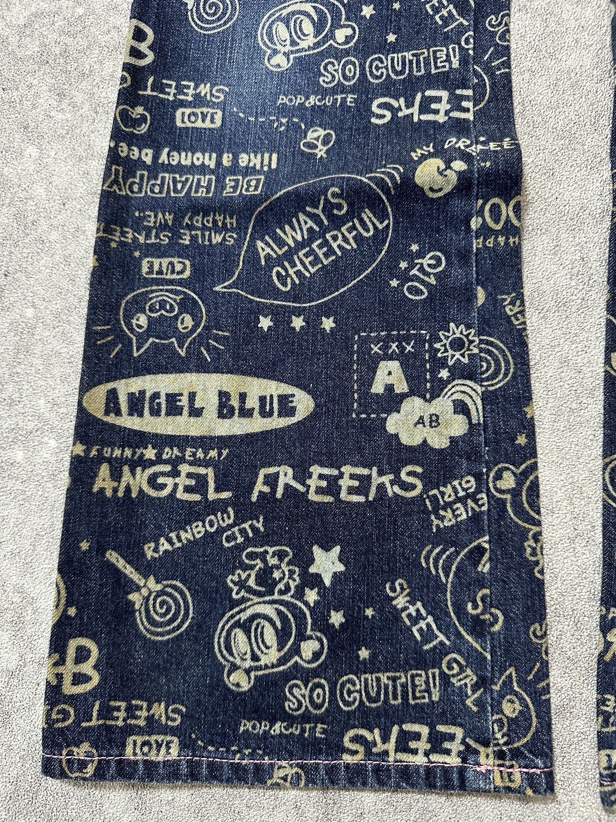 Angel Blue Y2K Japanes Angel Blue Flare Jeans Size 27" / US 4 / IT 40 - 7 Thumbnail