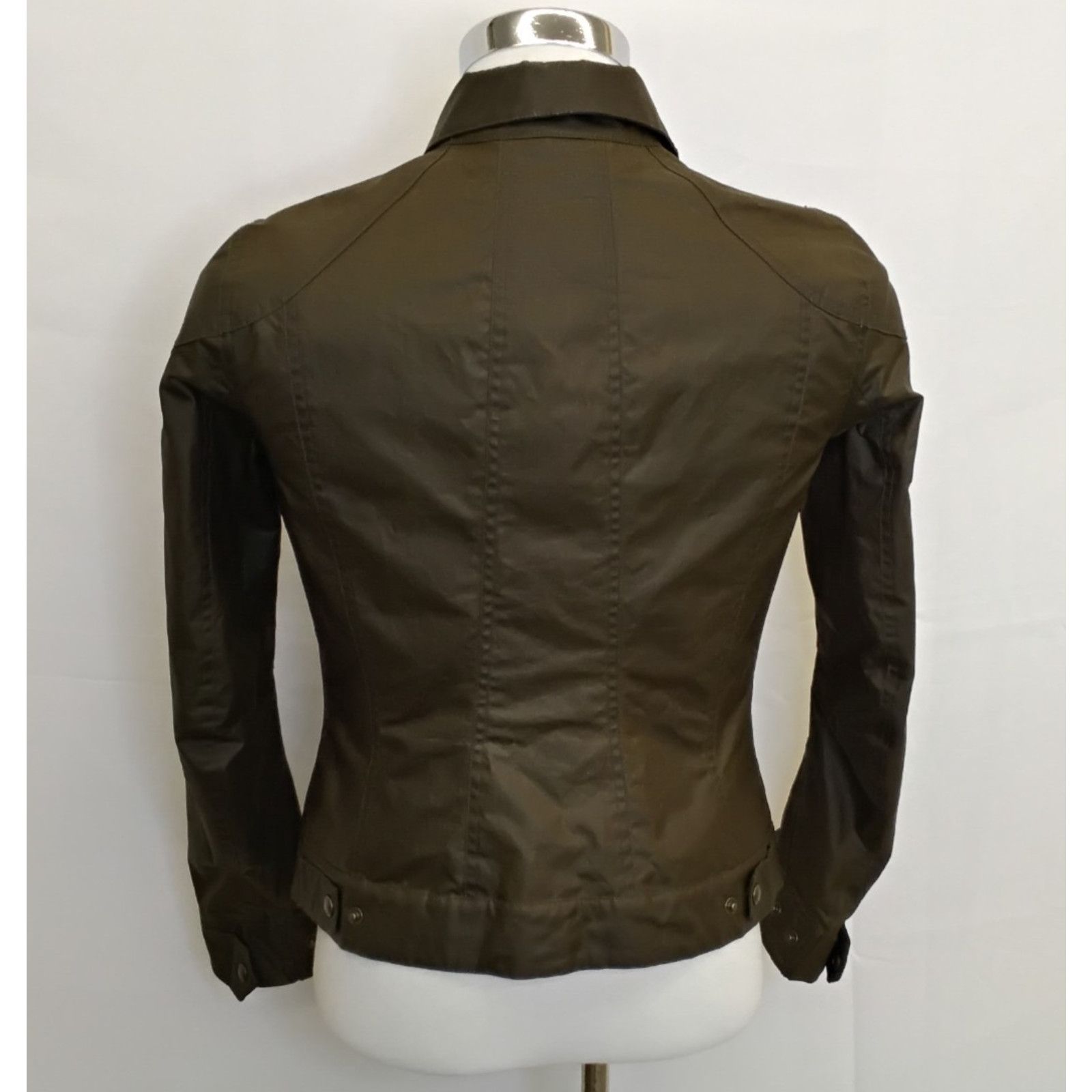 Belstaff Belstaff Waxed Tin Cloth Jacket Men's 42 Brown narrow waist Size US S / EU 44-46 / 1 - 3 Thumbnail