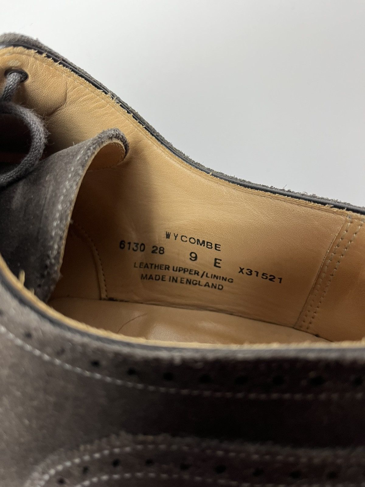 Crockett & Jones Crocket & Jones Wycombe suede oxford brogues formal shoes 9E Size US 10 / EU 43 - 7 Thumbnail