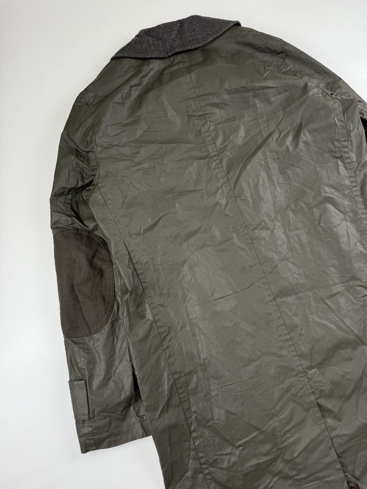 Junya Watanabe Junya Watanabe Hervier F/W’16 Elbow Patch Wax Coated Coat Size US S / EU 44-46 / 1 - 9 Thumbnail