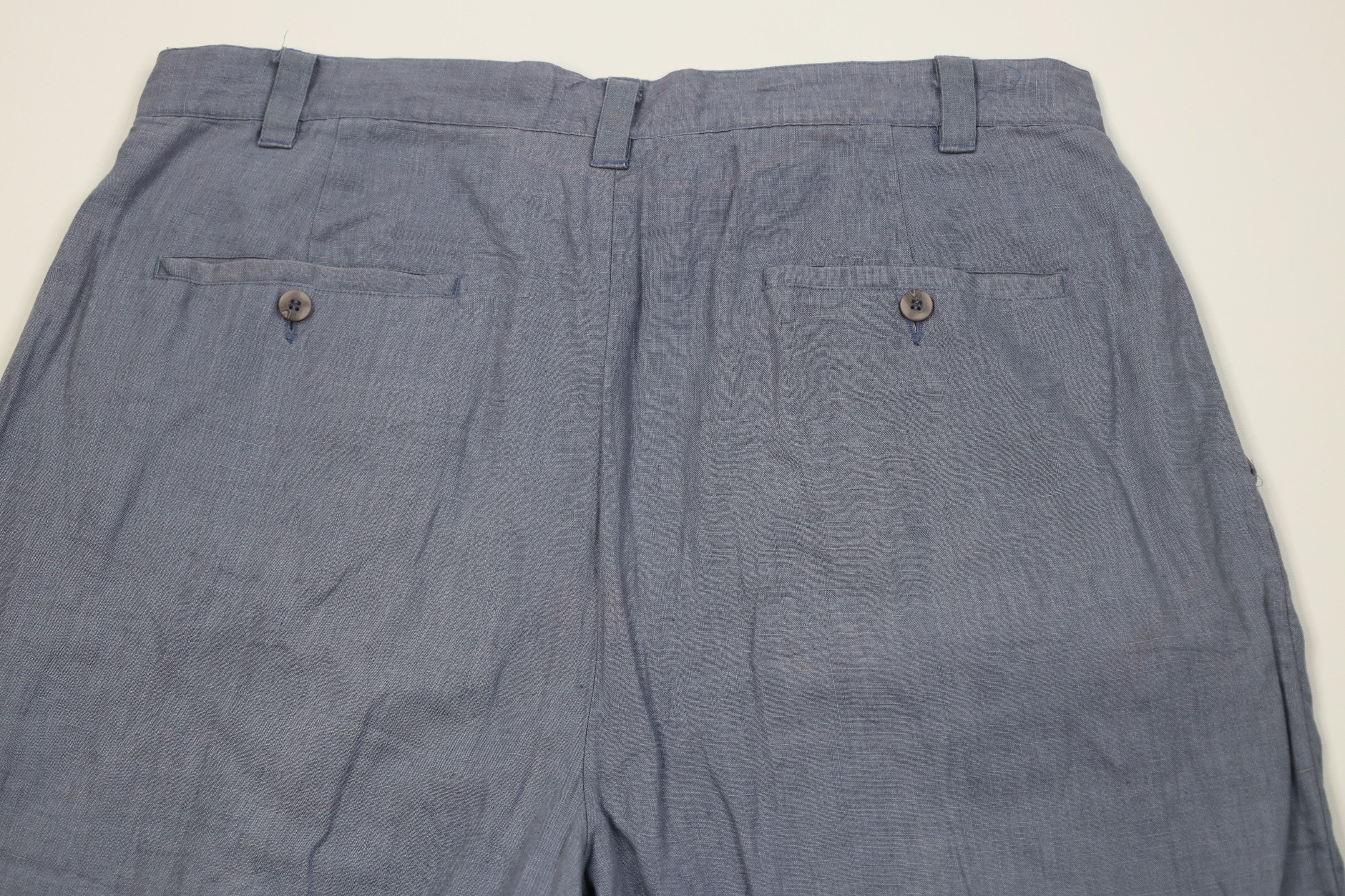 Vintage Vintage 90s Streetwear Linen Baggy Wide Leg Chino Pants Size US 36 / EU 52 - 12 Thumbnail