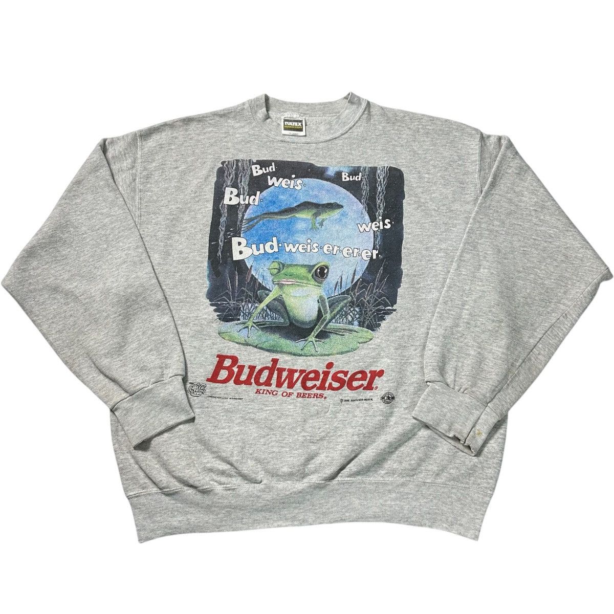 Budweiser × Vintage Vintage Budweiser Sweater Size US XL / EU 56 / 4 - 1 Thumbnail