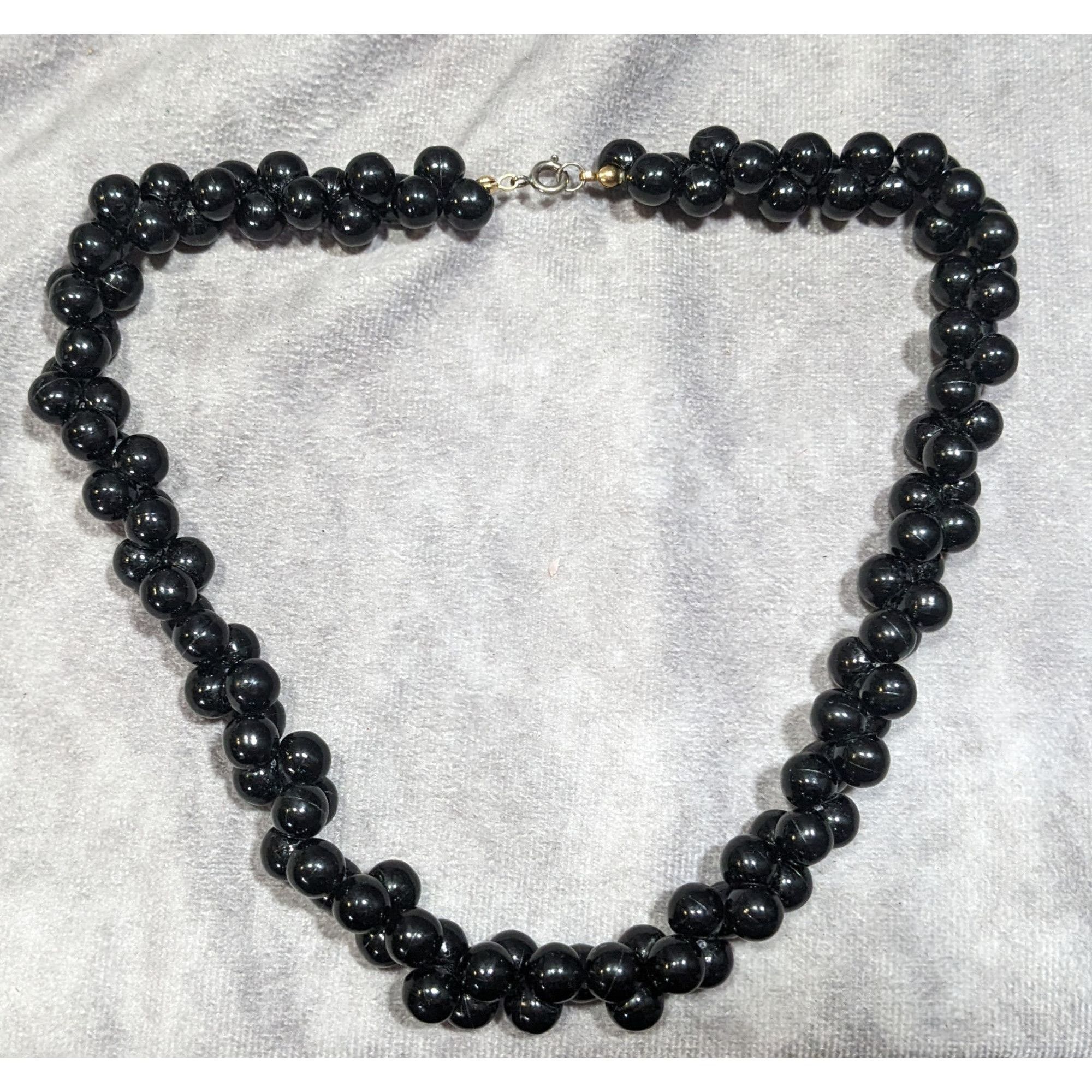 Other Vintage Elegant Black Beaded Costume Necklace Size ONE SIZE - 5 Thumbnail