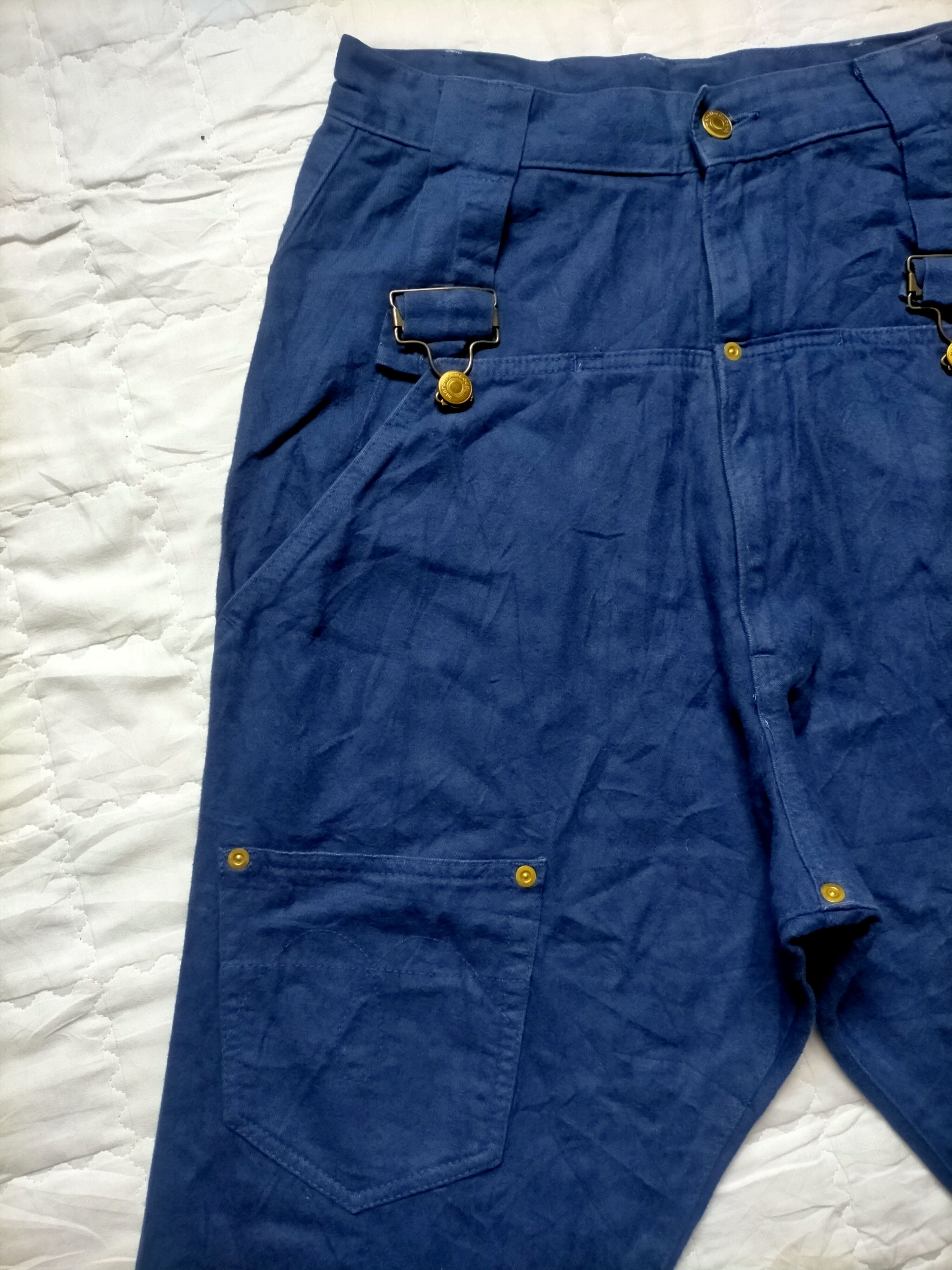Issey Miyake Mercibeaucop Drop Cropth Suede Cotton Parachute Pants Size US 30 / EU 46 - 7 Thumbnail