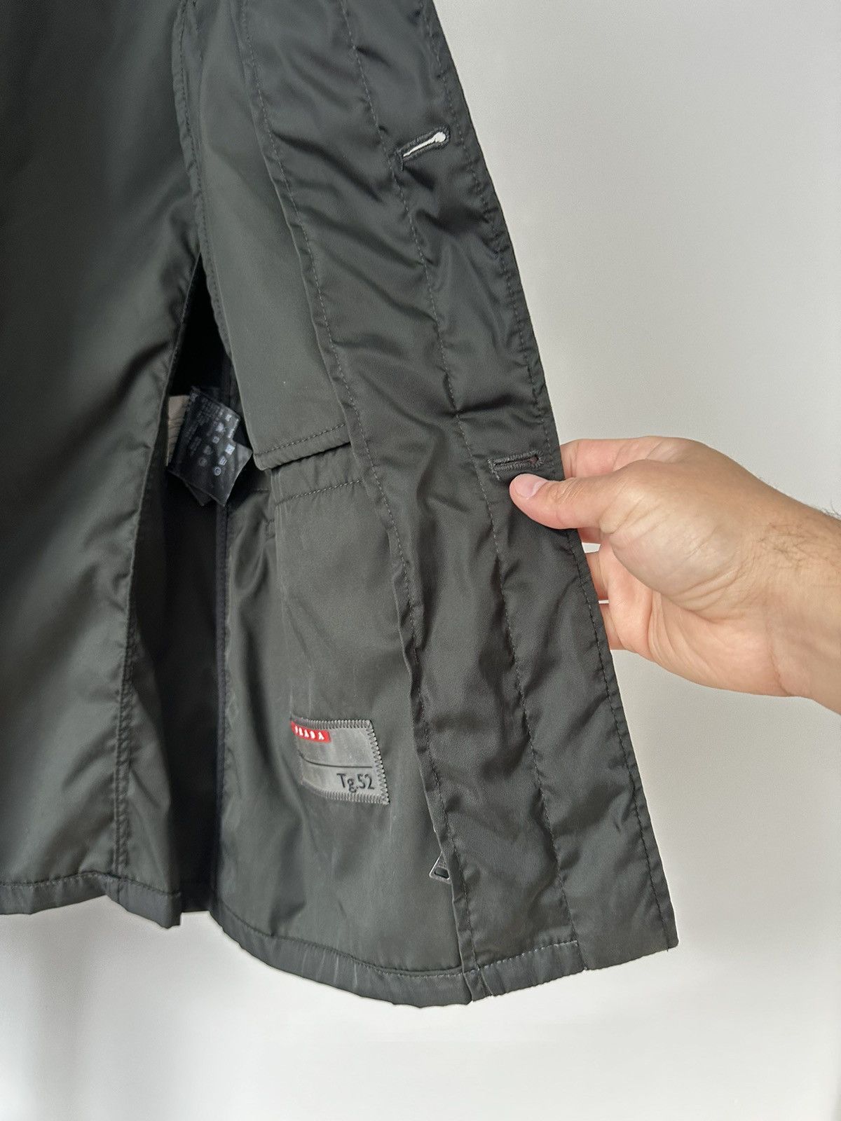 Prada Prada Black Tab Dark Green Jacket with Lining Size US L / EU 52-54 / 3 - 6 Thumbnail