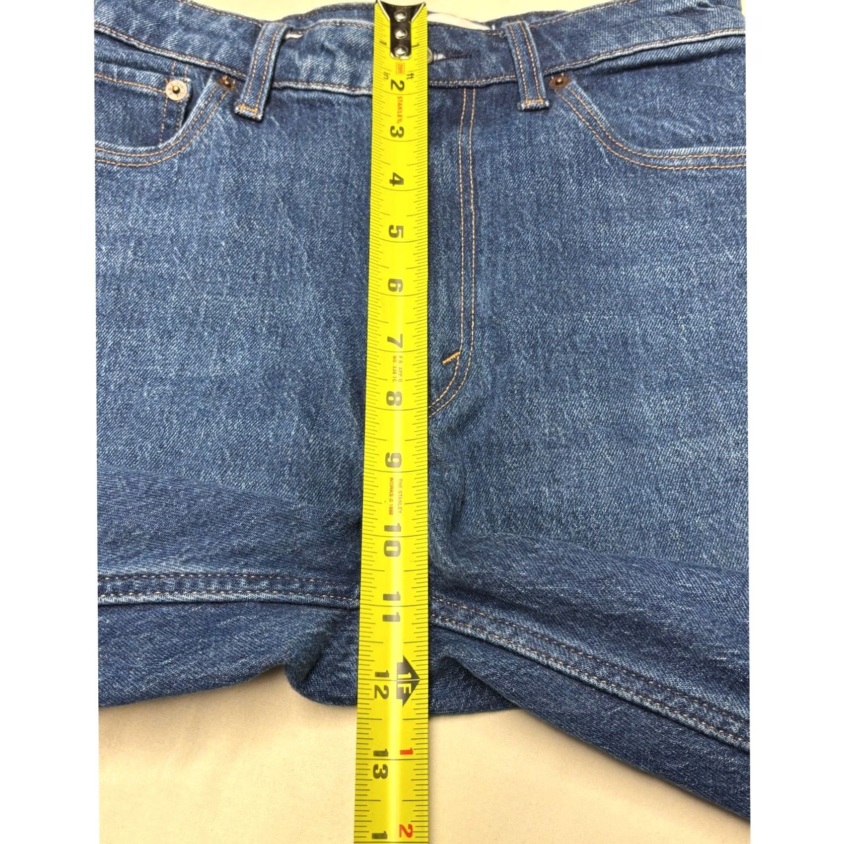 Abercrombie & Fitch Abercrombie & Fitch Curve Love Vintage Flare High Rise Jeans Womens 25 29 Blue Denim 5-Pocket Distressed Stretch Zipper Button Size ONE SIZE - 7 Thumbnail