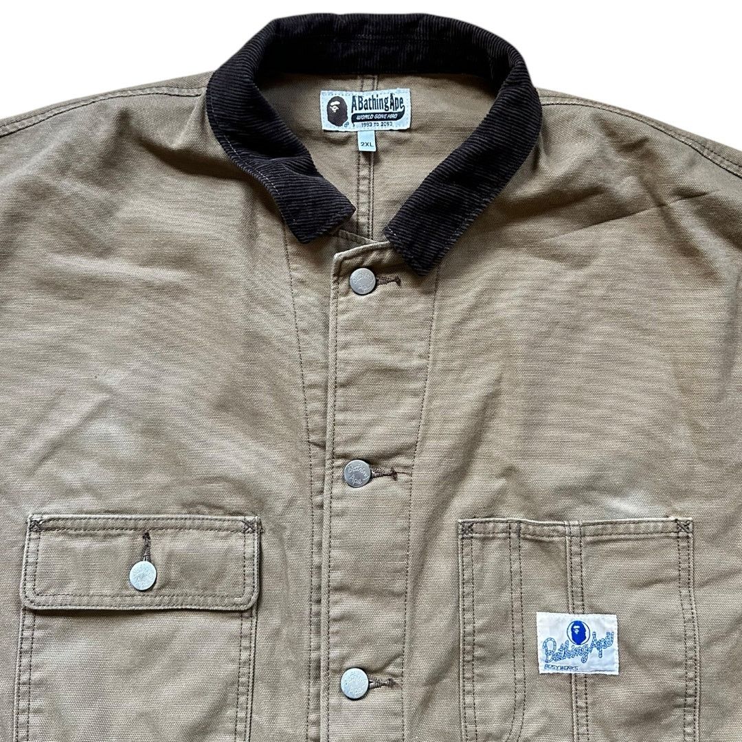 Bape XXL Bape Washed Duck Coverall Jacket Size US XXL / EU 58 / 5 - 4 Thumbnail
