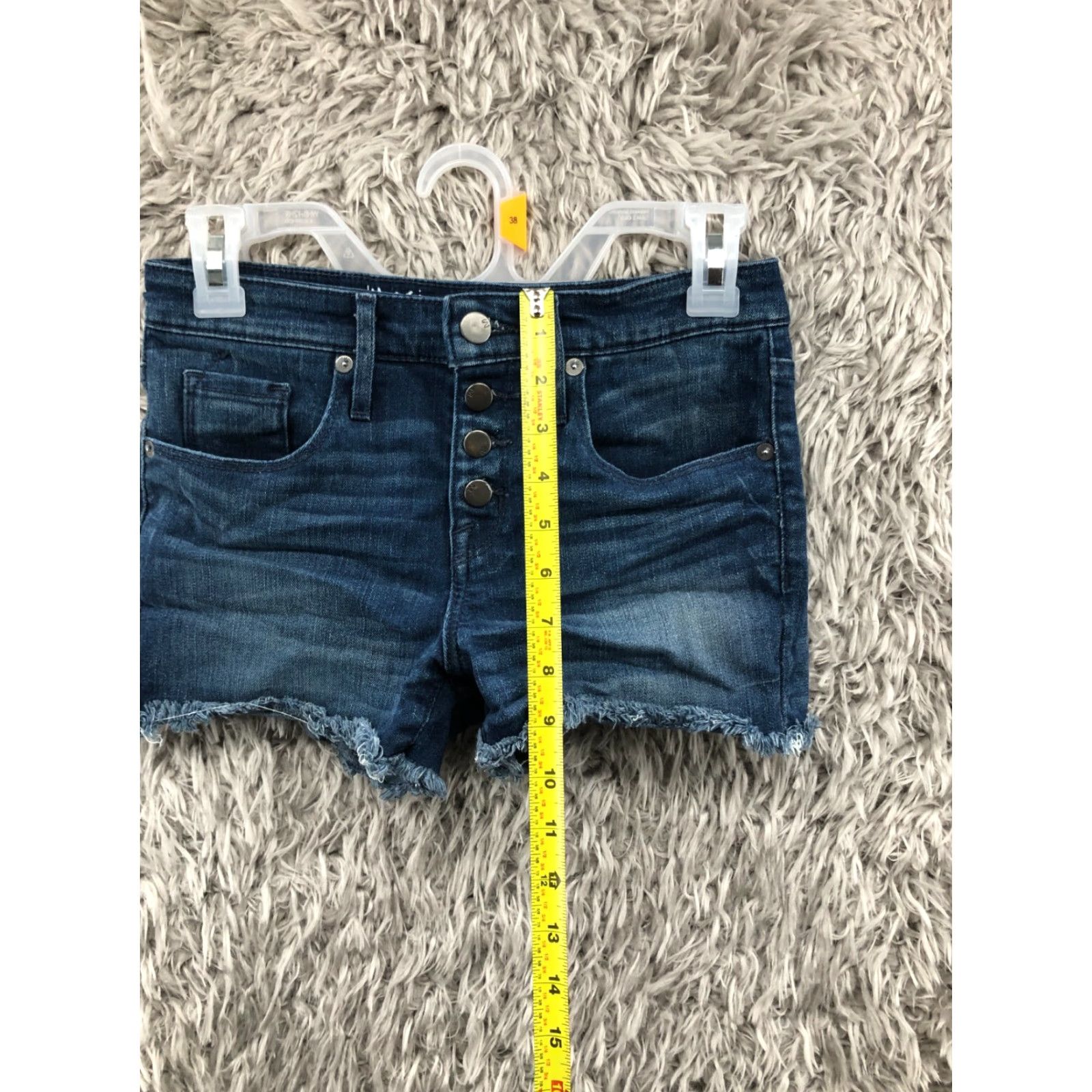 Mossimo Mossimo Shorts Womens Size 0 Dark Wash Blue Denim Mid Rise 5-Pocket Casual Jean Shorts Womens Mossimo Blue Denim Shorts Size 25" / US 0 / IT 36 - 3 Thumbnail