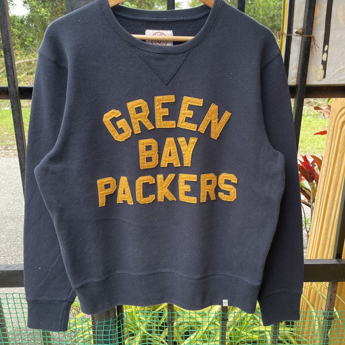 NFL 🔥Vintage Green Bay Packers Embroidered Spellout Sweatshirts Size US M / EU 48-50 / 2 - 5 Thumbnail