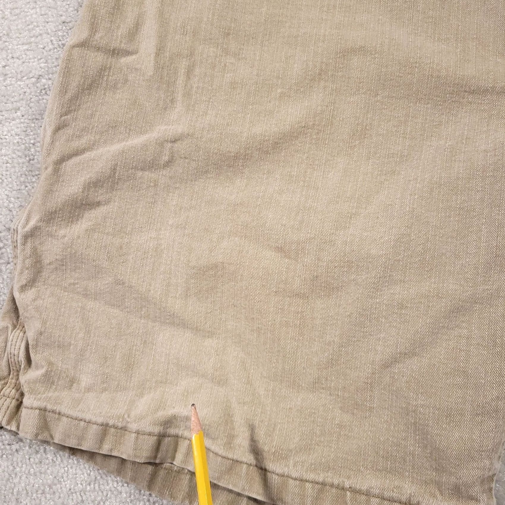 Wrangler Wrangler Shorts Carpenter Canvas Work Construction Rugged Mens 42 Grunge Tan Shorts 42 Mens Brown Canvas Workwear Grunge Wrangler Size US 42 / EU 58 - 4 Thumbnail