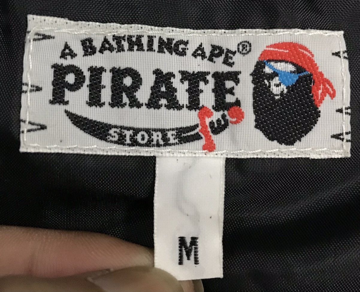 Bape × Vintage Vintage A Bathing Ape Pirate Store Sleeveless Jacket Size US M / EU 48-50 / 2 - 12 Thumbnail