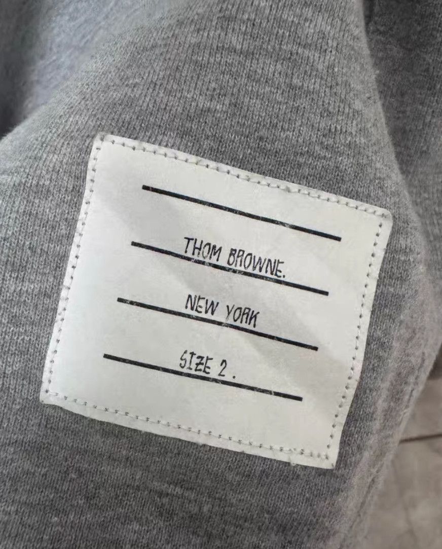 Thom Browne Thom Browne Grey hoodie Size US M / EU 48-50 / 2 - 5 Thumbnail