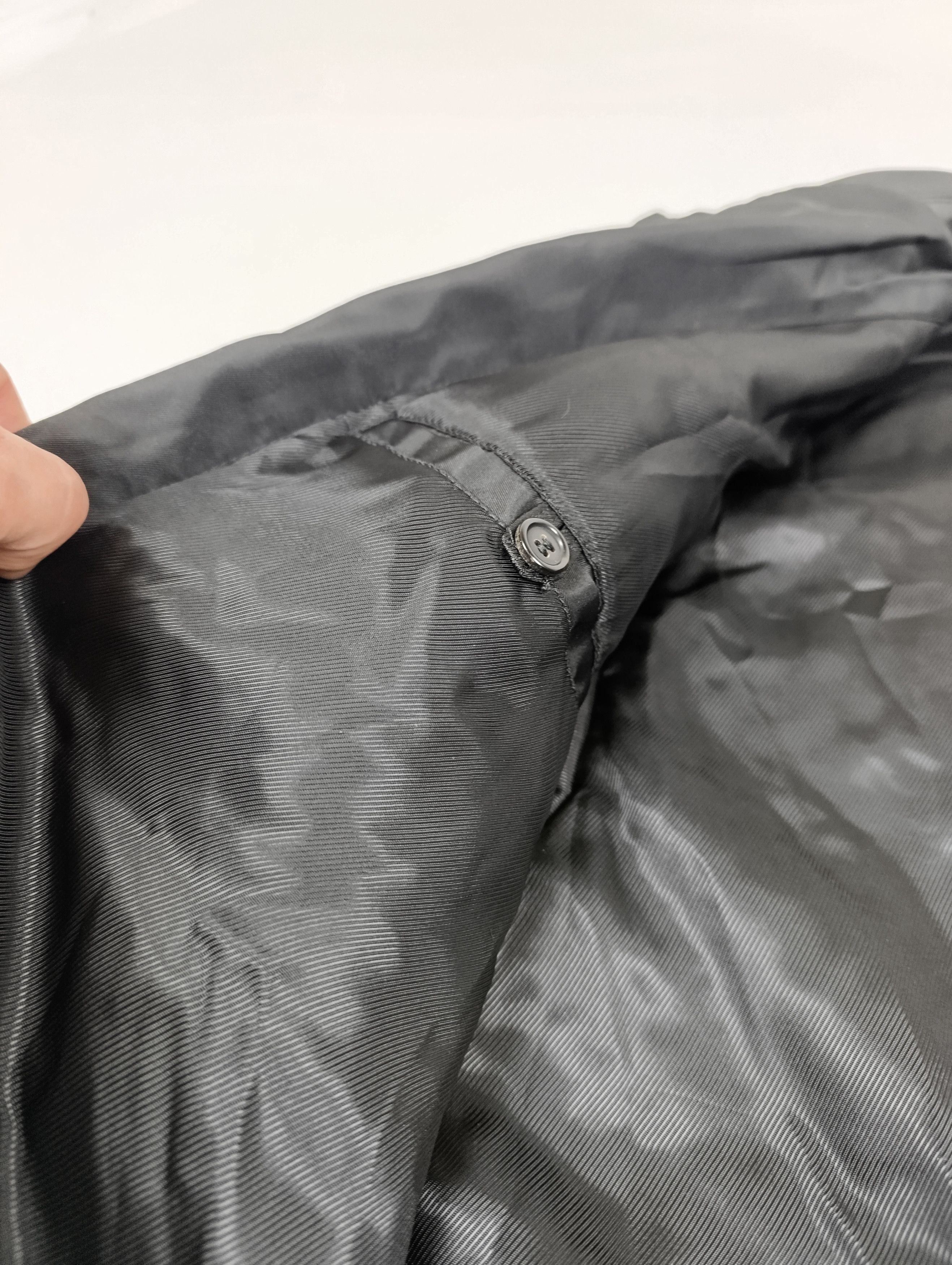 Prada ARCHIVE 90S PRADA LEATHER SHOULDER NYLON DOUBLE ZIP COAT Size US L / EU 52-54 / 3 - 18 Thumbnail