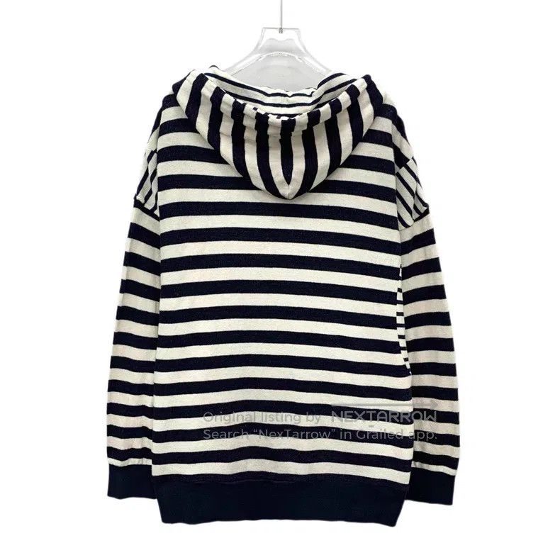 Loewe Loewe Color-Blocked Logo Embroidered Cotton Hooded Knit Sw Size M / US 6-8 / IT 42-44 - 2 Thumbnail
