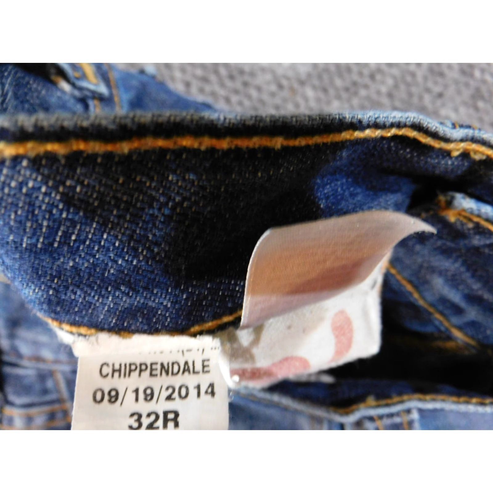 Lucky Brand Lucky Brand Jeans Mens 32x32 Blue Denim Skinny Dark Authentic Cowboy Pockets Jeans Mens Regular Inseam 32 Size US 32 / EU 48 - 5 Thumbnail