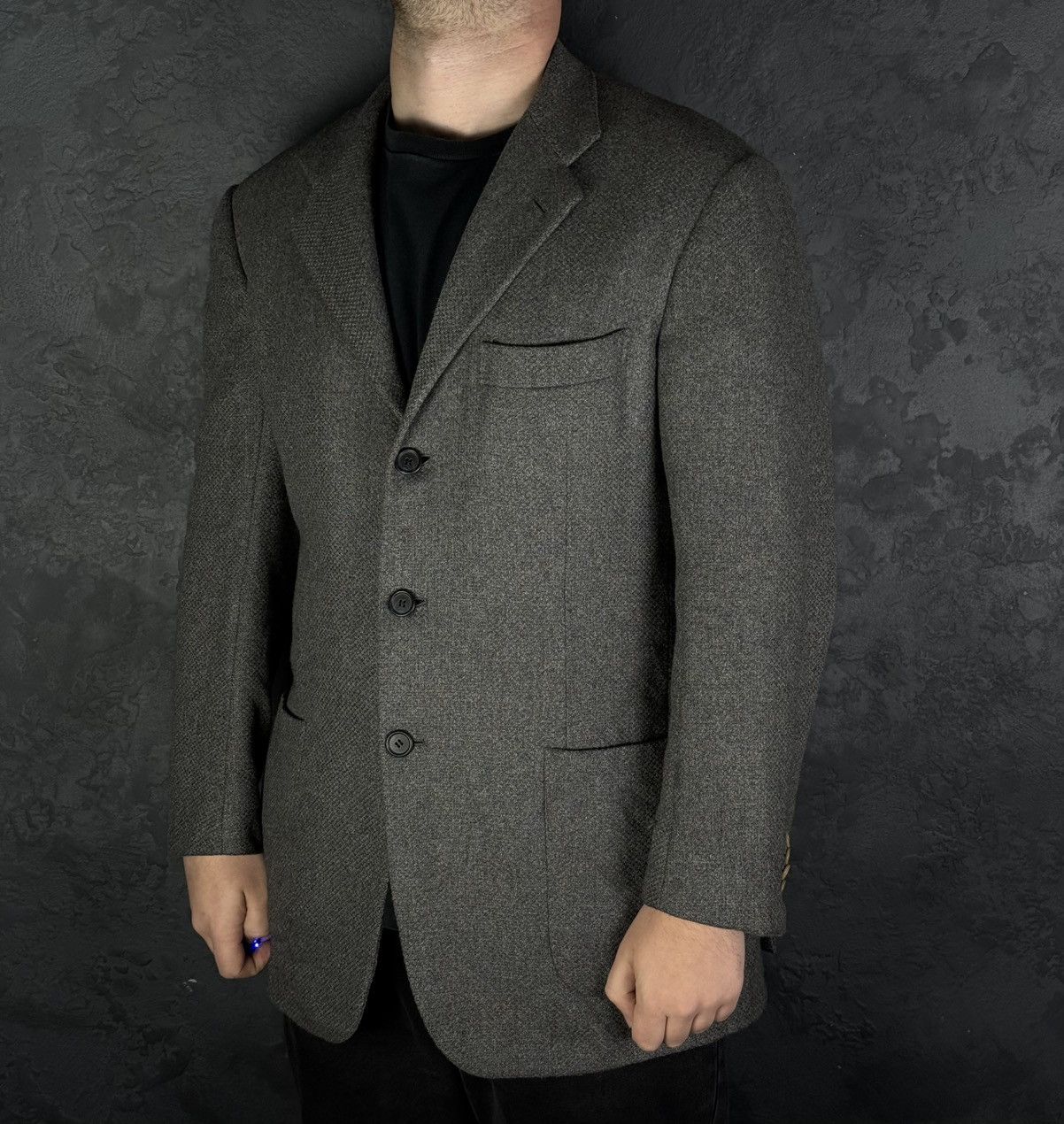 Kiton KITON Napoli Men’s Blazer Jacket 100% Cashmere Italy Size54 Size 54R - 1 Thumbnail