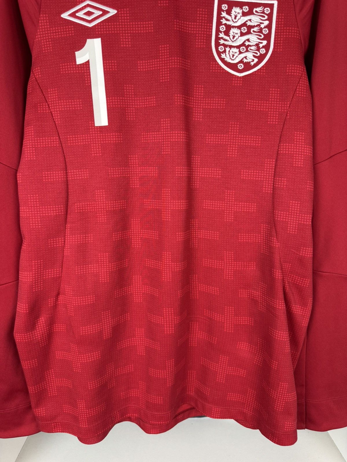 Umbro Umbro England 2012 2013 Joe Hart GK Long Sleeve Jersey Size US XS / EU 42 / 0 - 8 Thumbnail